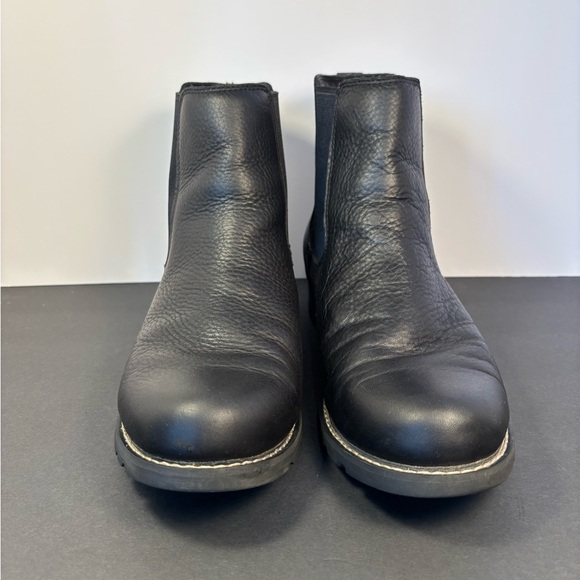 Ariat Men’s Leather Chelsea Boots Black Size 11D | Rugged Pull-On Ankle Boot - Picture 3 of 8